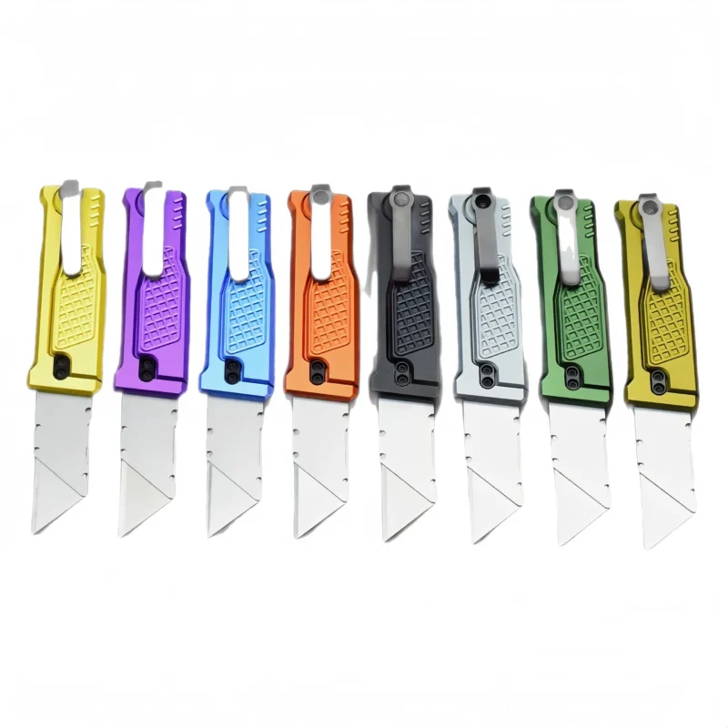 New Folding Knife Utility Knife T6 Aluminum Handle