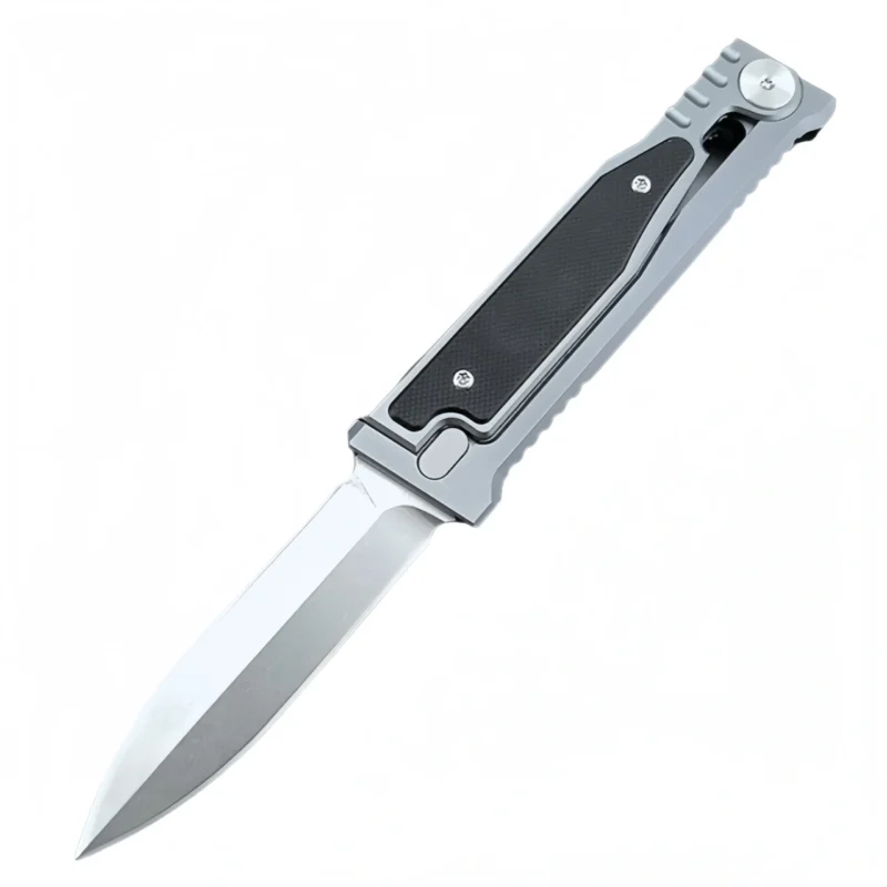 Folding Knife aluminum alloy handle D2 high hardness EDC