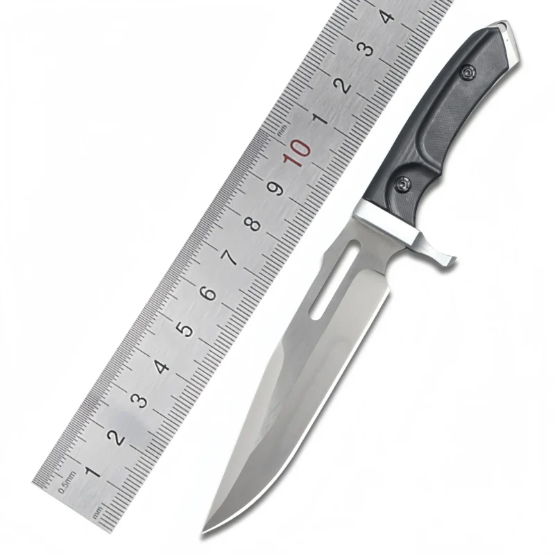 Portable folding knife fruit knife outdoor straight knife camping wil...